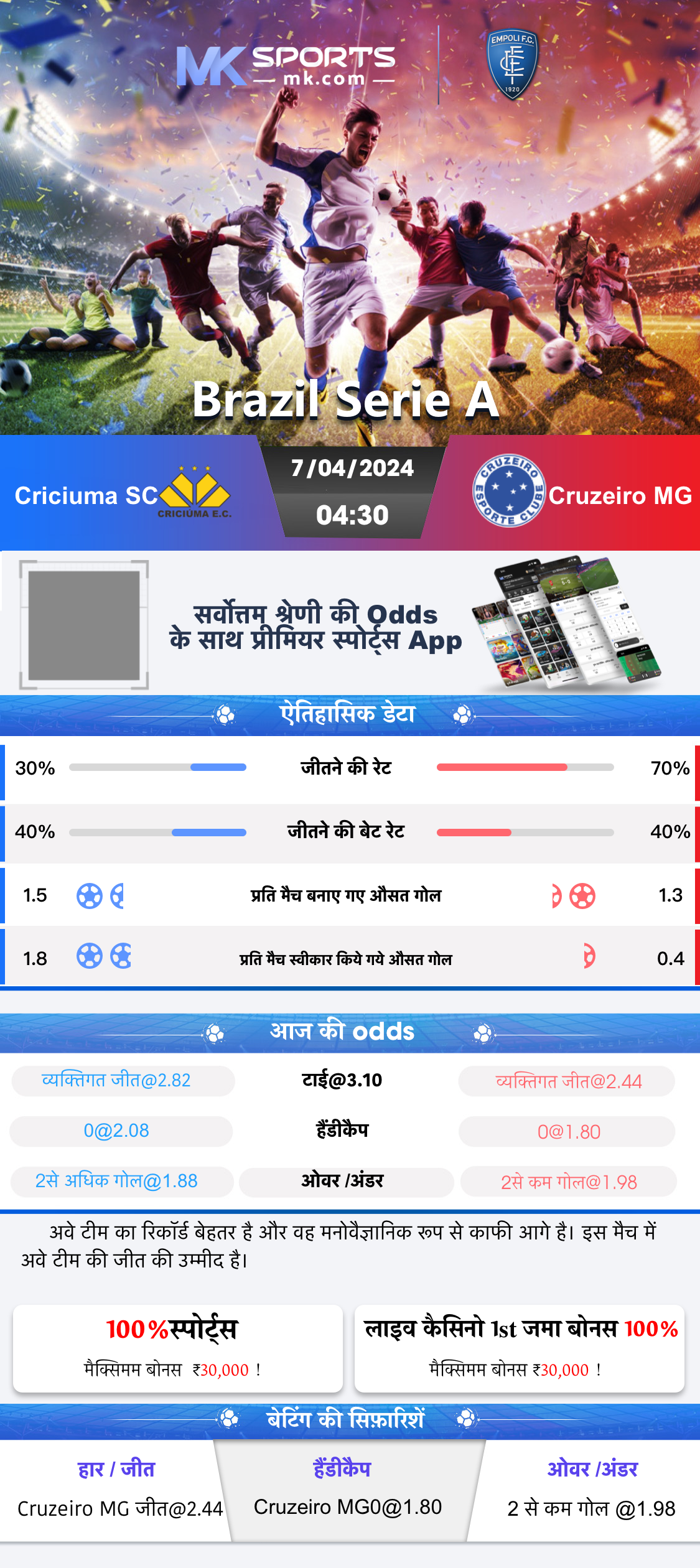 chetak ka result chart